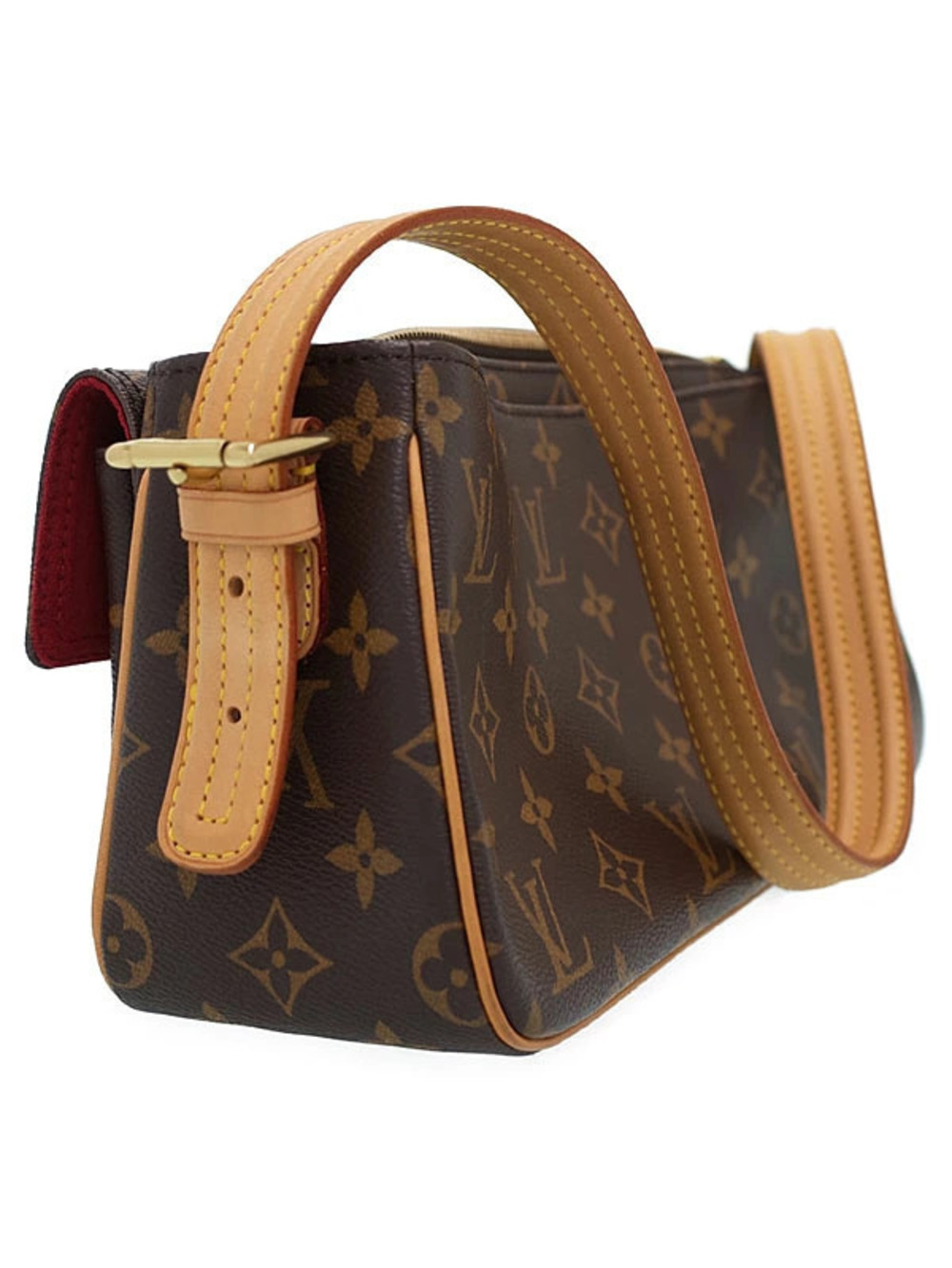 Louis Vuitton Monogram Viva Bag Cite Shoulder Brown